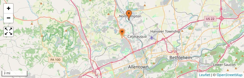 Related schools map