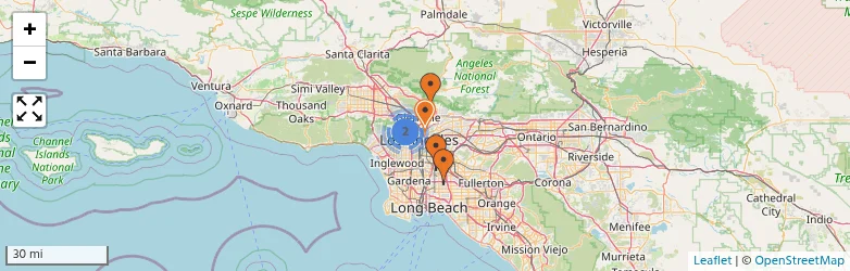 Related schools map