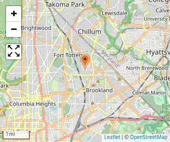 Map of Washington Jesuit Academy