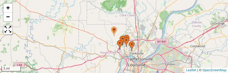 Related schools map