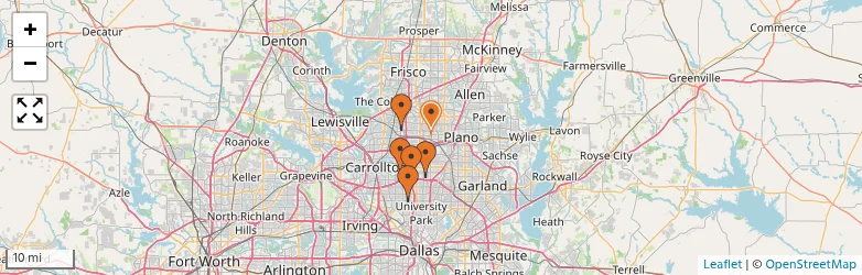 Related schools map