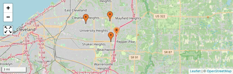 Related schools map