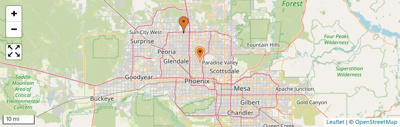 Related schools map