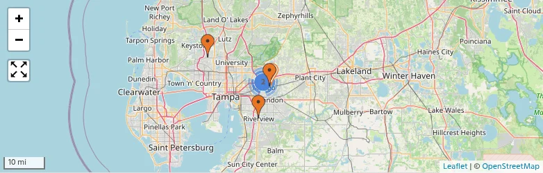 Related schools map