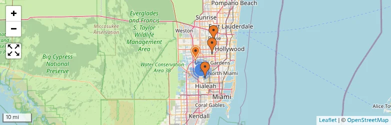 Related schools map