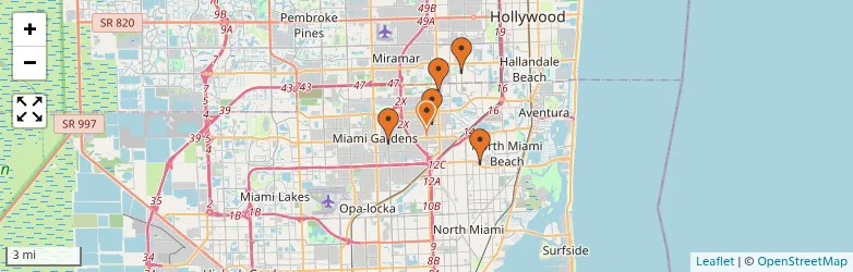 Related schools map