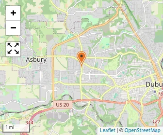 Map of Dubuque Lutheran School
