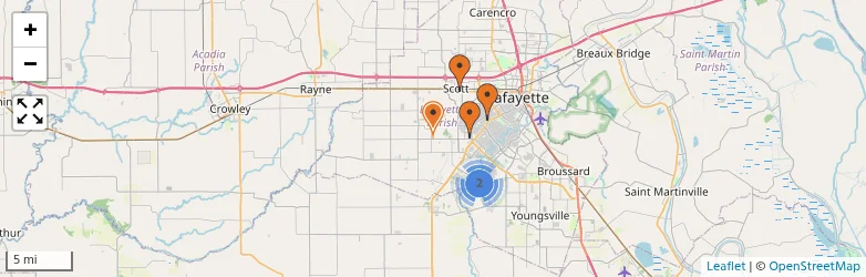 Related schools map