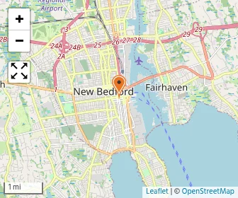 Map of Nativity Preparatory School New Bedford