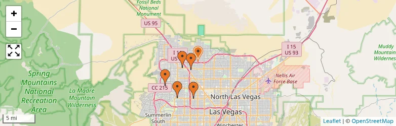 Related schools map
