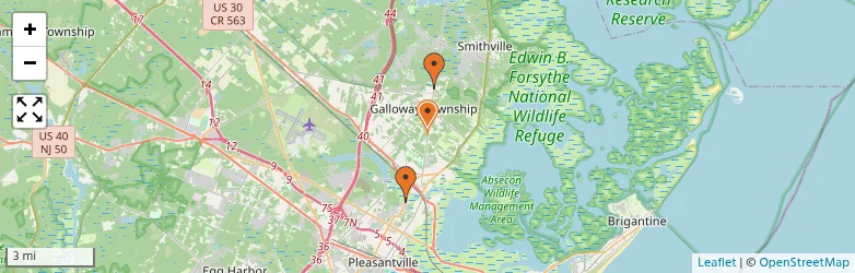 Related schools map