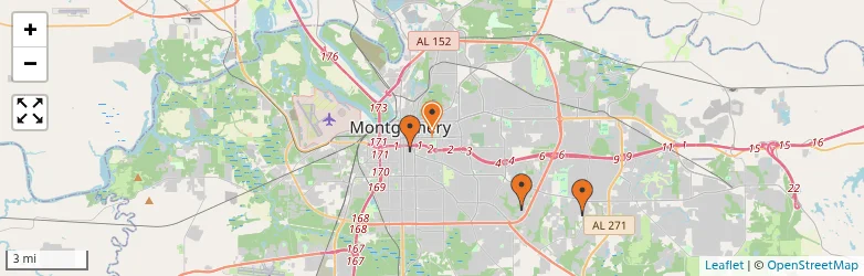 Related schools map