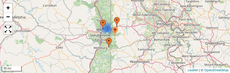 Related schools map