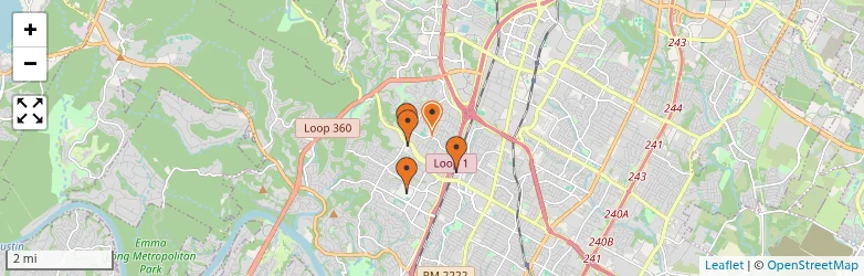 Related schools map