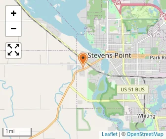 Map of Stevens Point Christian Academy
