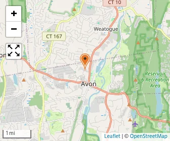 Map of Farmington Valley Academy Montessori