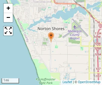 Map of Michigan Dunes Montessori
