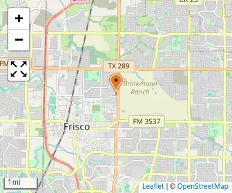 Map of Frisco Montessori Academy