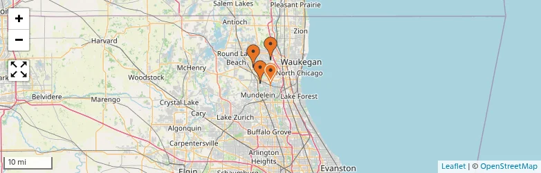 Related schools map