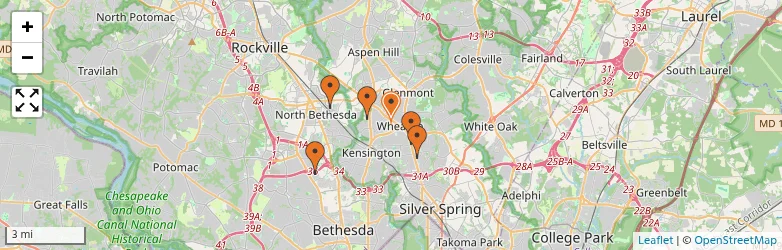 Related schools map