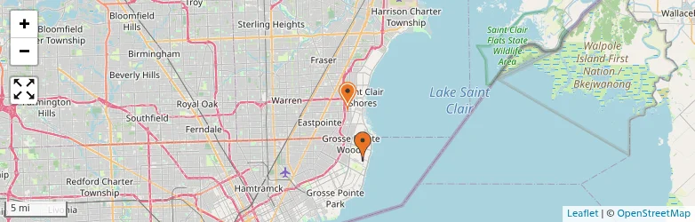 Related schools map