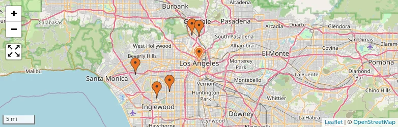 Related schools map
