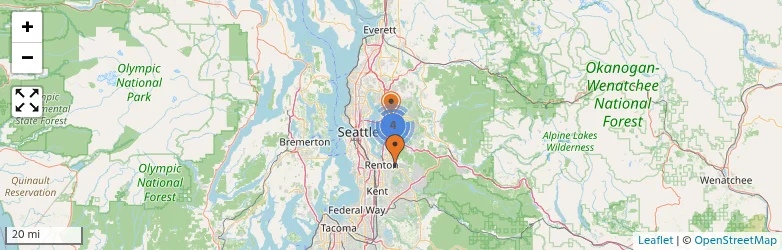 Related schools map
