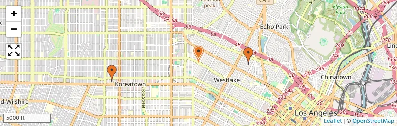 Related schools map