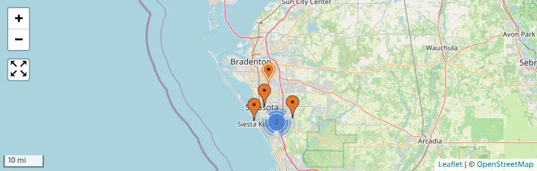 Related schools map