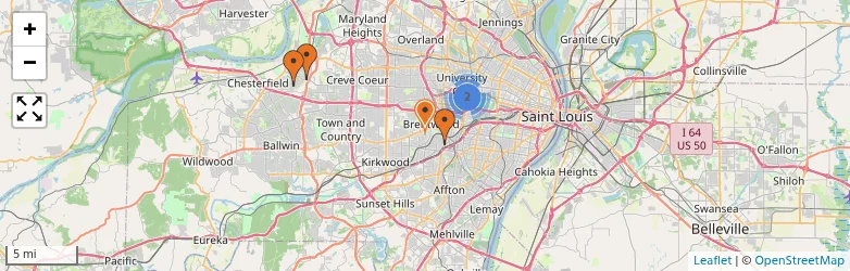 Related schools map