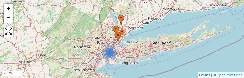 Related schools map