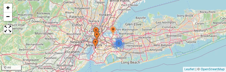 Related schools map