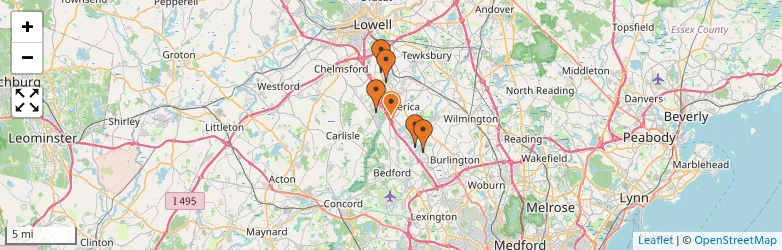 Related schools map