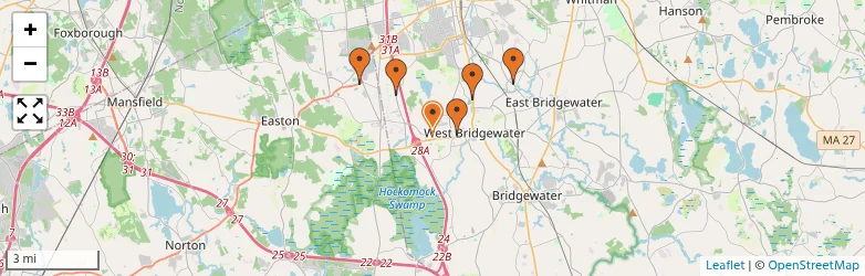 Related schools map