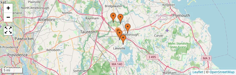 Related schools map
