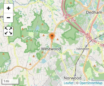 Map of The Westwood Montessori School