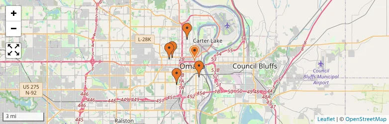 Related schools map