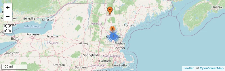 Related schools map