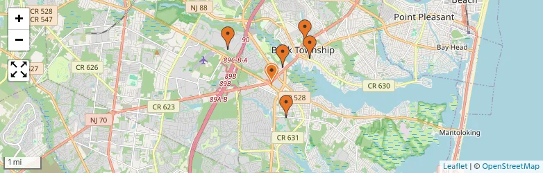 Related schools map