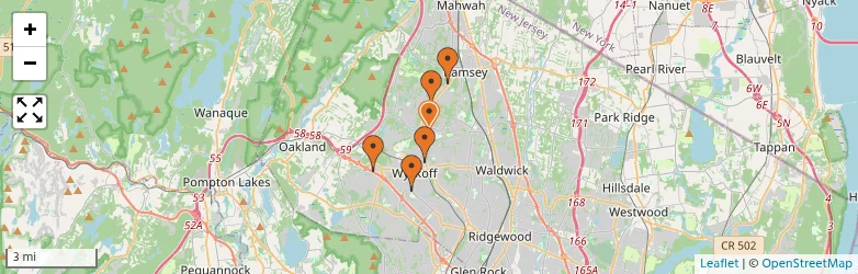Related schools map