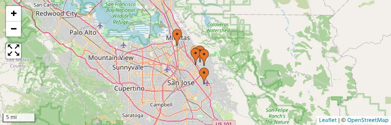 Related schools map