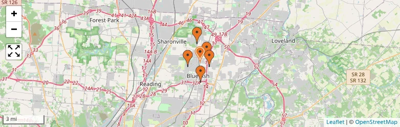 Related schools map