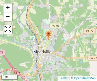 Map of Meadville Cooperative Preschool