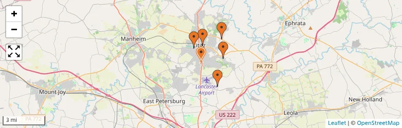 Related schools map