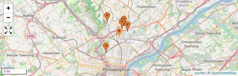 Related schools map