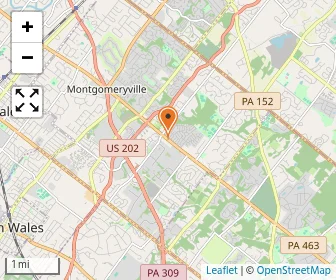 Map of Kiddie Academy Of Montgomeryville