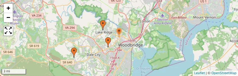 Related schools map