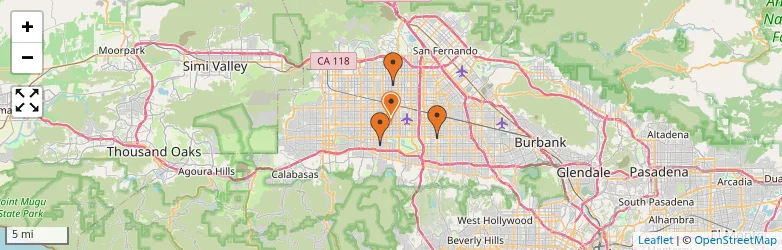 Related schools map