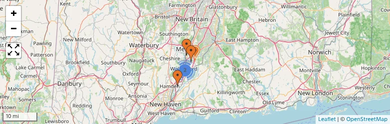 Related schools map