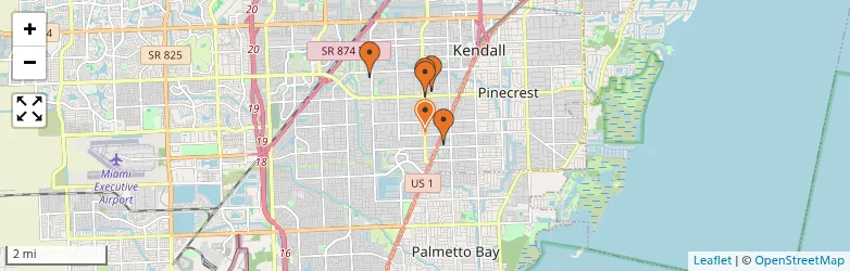 Related schools map